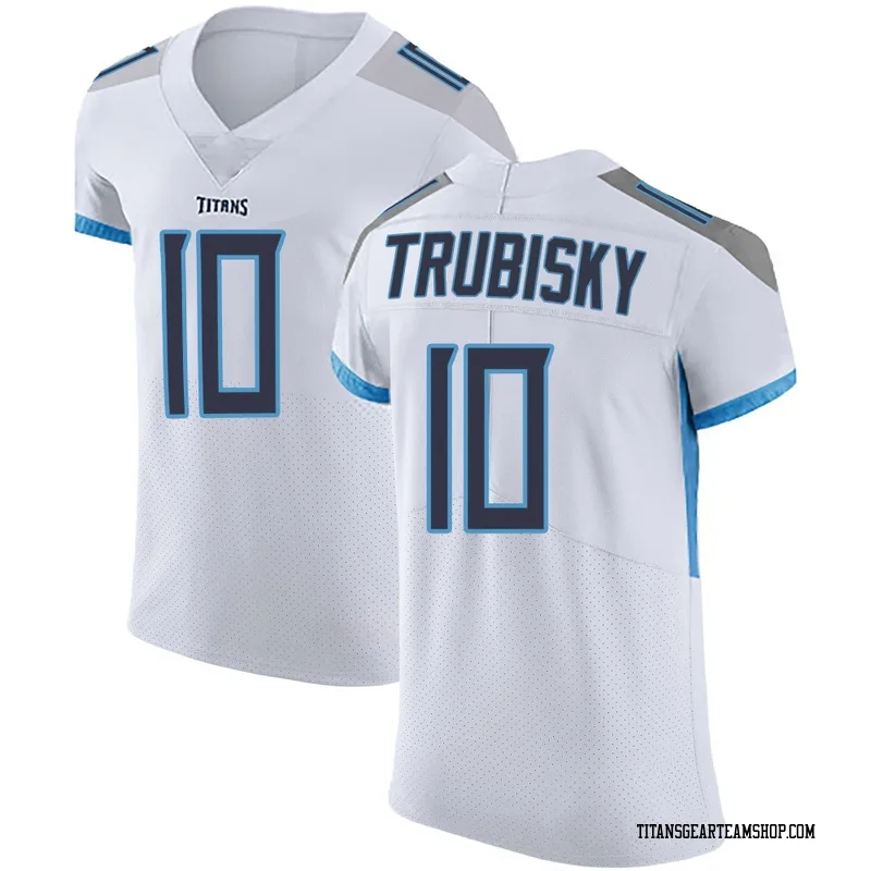 Men's Mitchell Trubisky Tennessee Titans Nike Elite Vapor Untouchable Jersey - White