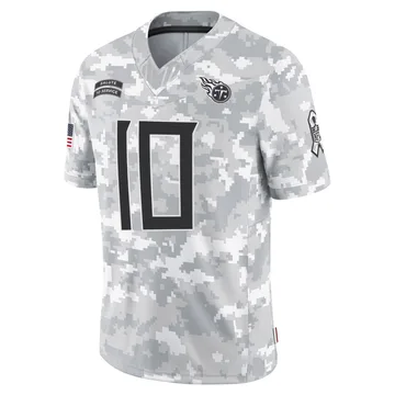 Men's Mitchell Trubisky Tennessee Titans Nike Limited 2024 Salute to Service Jersey - Arctic Camo