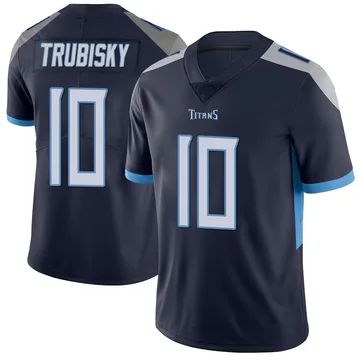 Men's Mitchell Trubisky Tennessee Titans Nike Limited Vapor Untouchable Jersey - Navy