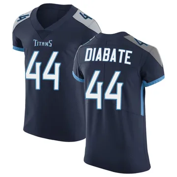Men's Mohamoud Diabate Tennessee Titans Nike Elite Vapor Untouchable Jersey - Navy