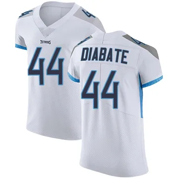 Men's Mohamoud Diabate Tennessee Titans Nike Elite Vapor Untouchable Jersey - White