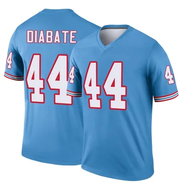 Men's Mohamoud Diabate Tennessee Titans Nike Legend Oilers Throwback Jersey - Light Blue