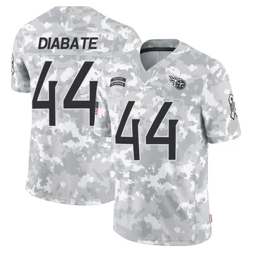 Men's Mohamoud Diabate Tennessee Titans Nike Limited 2024 Salute to Service Jersey - Arctic Camo