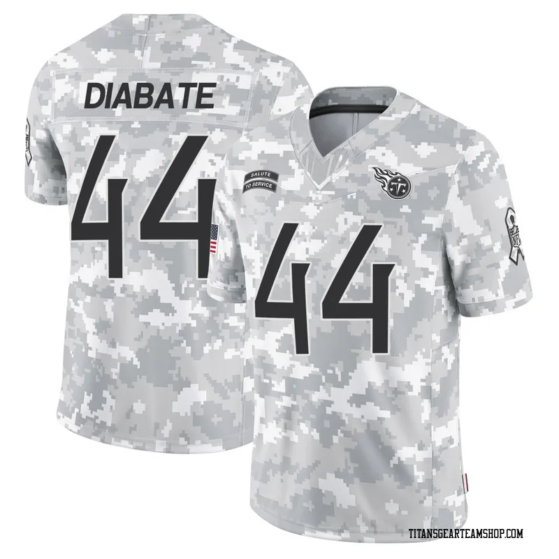 Men's Mohamoud Diabate Tennessee Titans Nike Limited 2024 Salute to Service Jersey - Arctic Camo