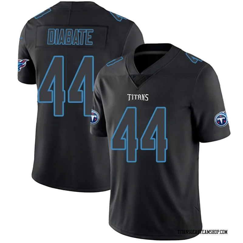 Men's Mohamoud Diabate Tennessee Titans Nike Limited Jersey - Black Impact