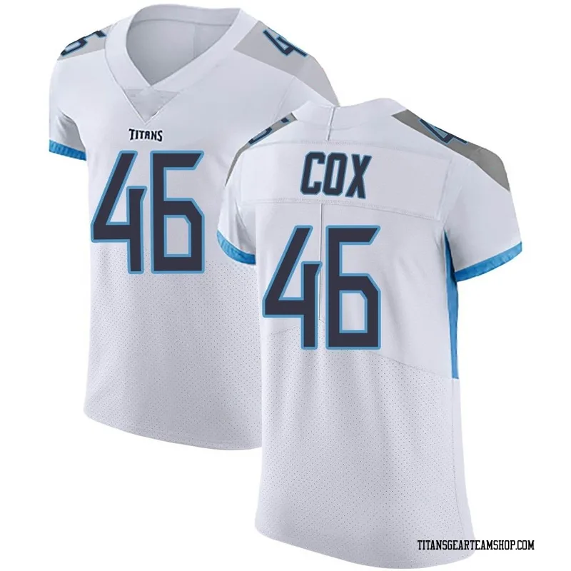 Men's Morgan Cox Tennessee Titans Nike Elite Vapor Untouchable Jersey - White