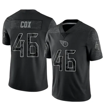 Men's Morgan Cox Tennessee Titans Nike Limited Reflective Jersey - Black
