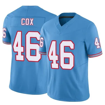 Men's Morgan Cox Tennessee Titans Nike Limited Vapor F.U.S.E. Jersey - Light Blue