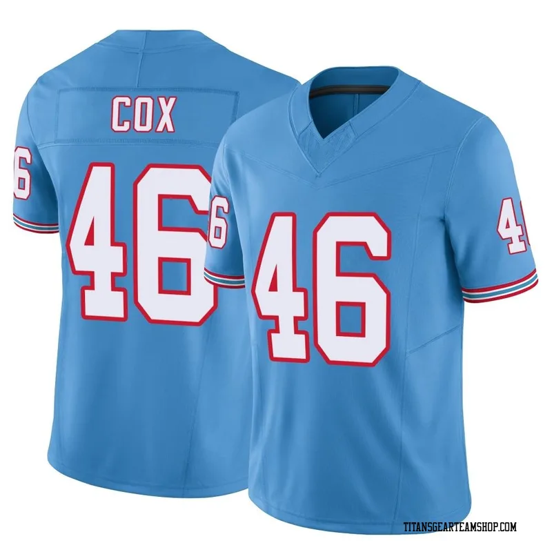 Men's Morgan Cox Tennessee Titans Nike Limited Vapor F.U.S.E. Jersey - Light Blue