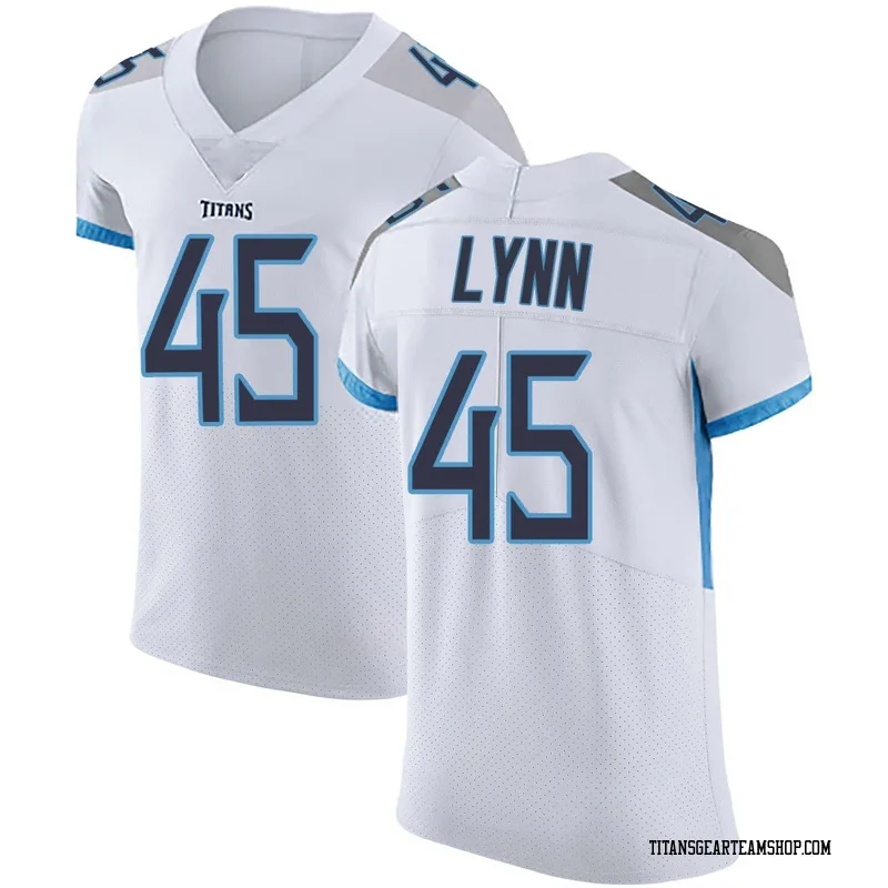 Men's Nate Lynn Tennessee Titans Nike Elite Vapor Untouchable Jersey - White
