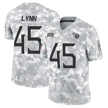 Men's Nate Lynn Tennessee Titans Nike Limited 2024 Salute to Service Jersey - Arctic Camo