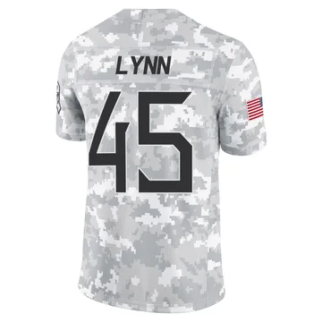 Men's Nate Lynn Tennessee Titans Nike Limited 2024 Salute to Service Jersey - Arctic Camo