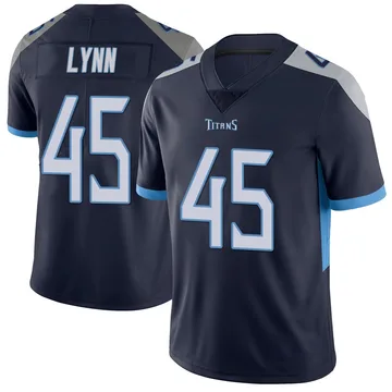 Men's Nate Lynn Tennessee Titans Nike Limited Vapor Untouchable Jersey - Navy