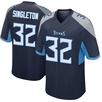 Men's Nicholas Singleton Tennessee Titans Nike Game Jersey - Navy