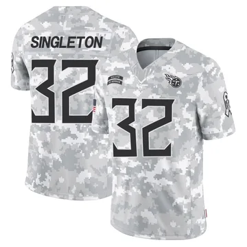 Men's Nicholas Singleton Tennessee Titans Nike Limited 2024 Salute to Service Jersey - Arctic Camo