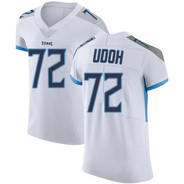 Men's Olisaemeka Udoh Tennessee Titans Nike Elite Vapor Untouchable Jersey - White