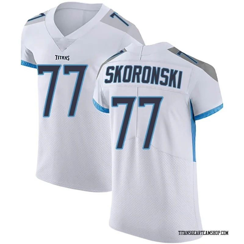 Men's Peter Skoronski Tennessee Titans Nike Elite Vapor Untouchable Jersey - White