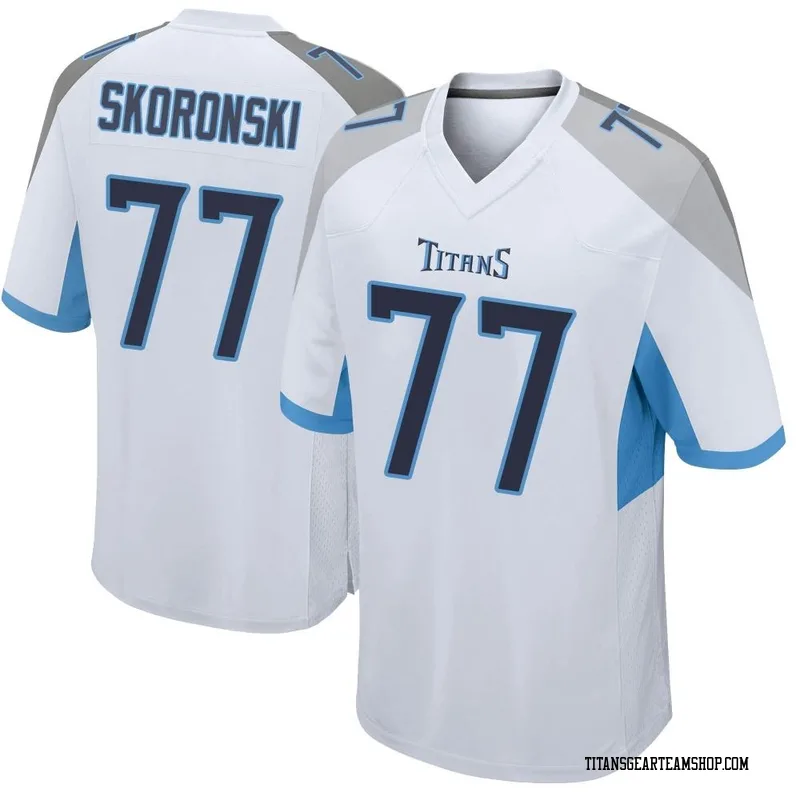 Men's Peter Skoronski Tennessee Titans Nike Game Jersey - White