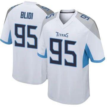 Men's Philip Blidi Tennessee Titans Nike Game Jersey - White