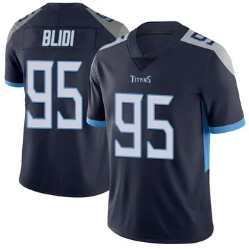 Men's Philip Blidi Tennessee Titans Nike Limited Vapor Untouchable Jersey - Navy
