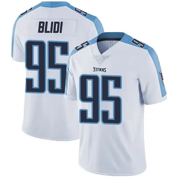 Men's Philip Blidi Tennessee Titans Nike Limited Vapor Untouchable Jersey - White