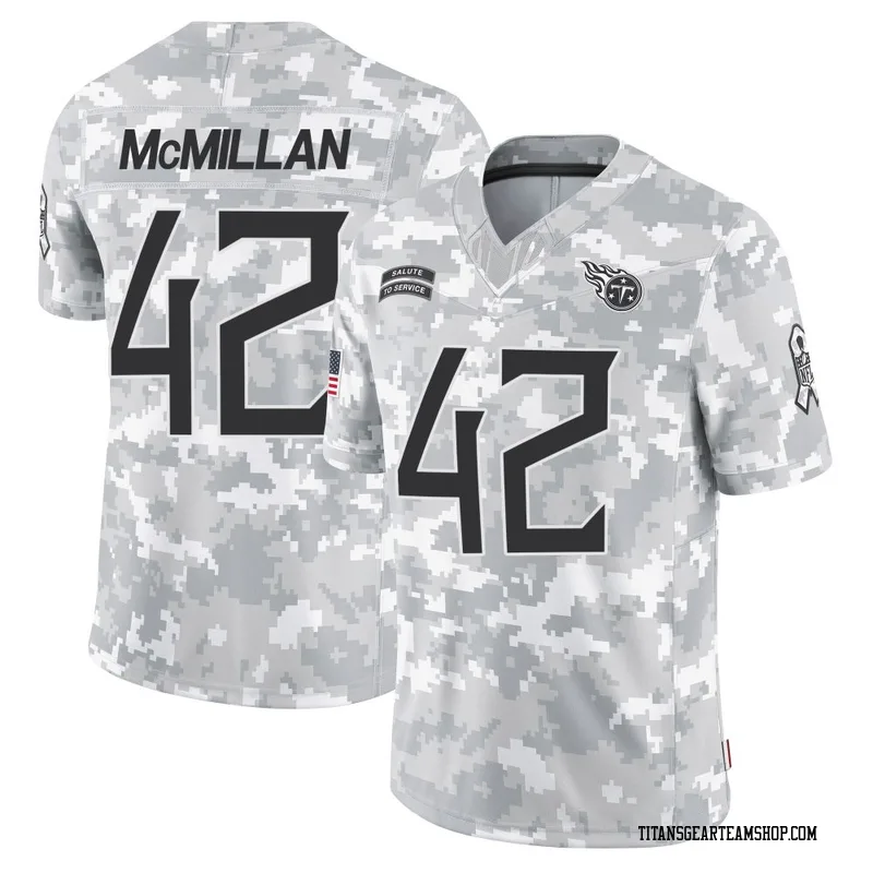 Men's Raekwon McMillan Tennessee Titans Nike Limited 2024 Salute to Service Jersey - Arctic Camo