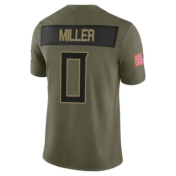 Men's Rasheed Miller Tennessee Titans Nike Limited 2025 Salute to Service Jersey - Olive