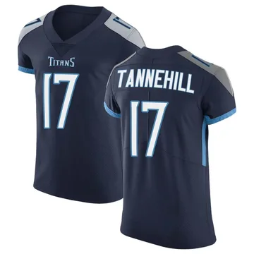 Men's Ryan Tannehill Tennessee Titans Nike Elite Vapor Untouchable Jersey - Navy