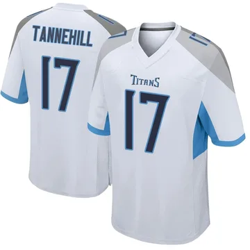 Men's Ryan Tannehill Tennessee Titans Nike Game Jersey - White