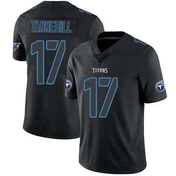 Men's Ryan Tannehill Tennessee Titans Nike Limited Jersey - Black Impact