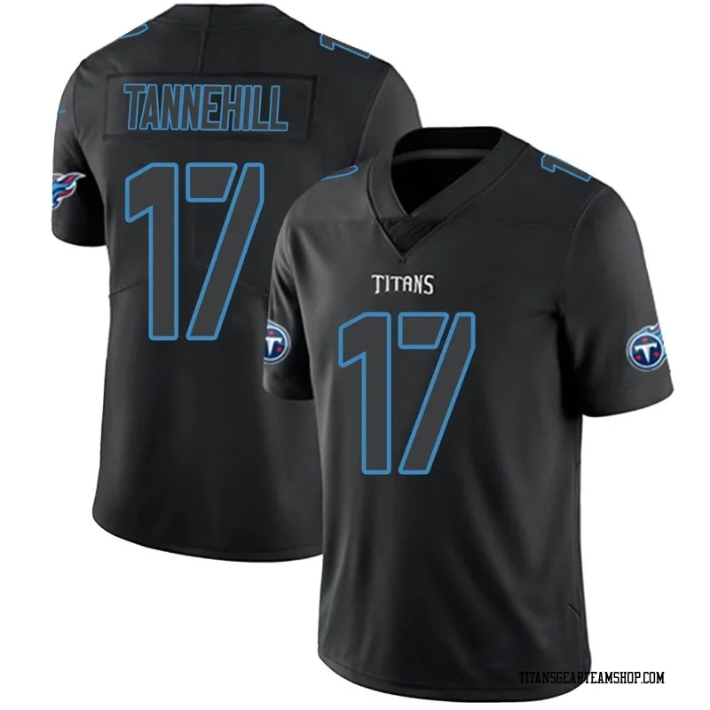 Men's Ryan Tannehill Tennessee Titans Nike Limited Jersey - Black Impact