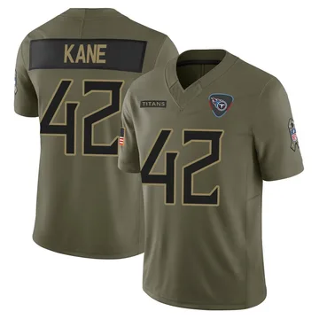 Men's Sanoussi Kane Tennessee Titans Nike Limited 2025 Salute to Service Jersey - Olive