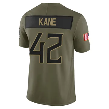 Men's Sanoussi Kane Tennessee Titans Nike Limited 2025 Salute to Service Jersey - Olive