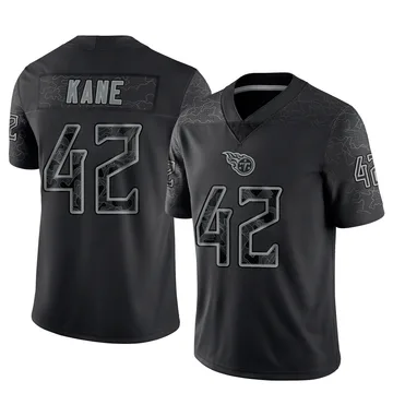 Men's Sanoussi Kane Tennessee Titans Nike Limited Reflective Jersey - Black