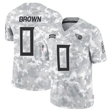 Men's Sean Brown Tennessee Titans Nike Limited 2024 Salute to Service Jersey - Arctic Camo