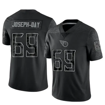 Men's Sebastian Joseph-Day Tennessee Titans Nike Limited Reflective Jersey - Black