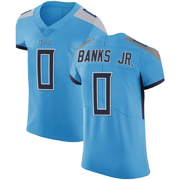 Men's Shad Banks Jr. Tennessee Titans Nike Elite Team Color Vapor Untouchable Jersey - Light Blue