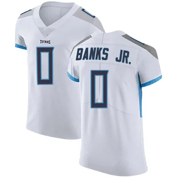 Men's Shad Banks Jr. Tennessee Titans Nike Elite Vapor Untouchable Jersey - White