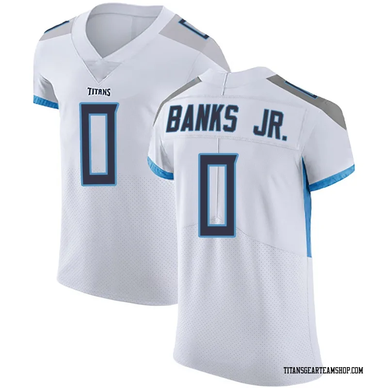 Men's Shad Banks Jr. Tennessee Titans Nike Elite Vapor Untouchable Jersey - White