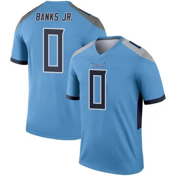 Men's Shad Banks Jr. Tennessee Titans Nike Legend Jersey - Light Blue