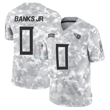 Men's Shad Banks Jr. Tennessee Titans Nike Limited 2024 Salute to Service Jersey - Arctic Camo