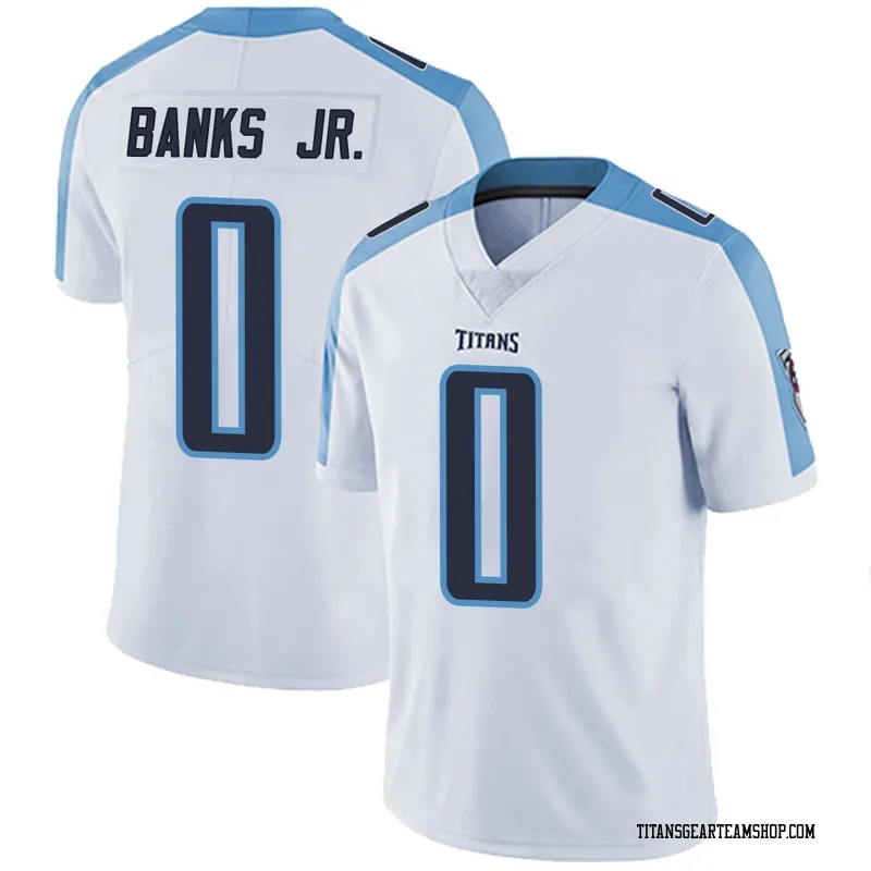 Men's Shad Banks Jr. Tennessee Titans Nike Limited Vapor Untouchable Jersey - White