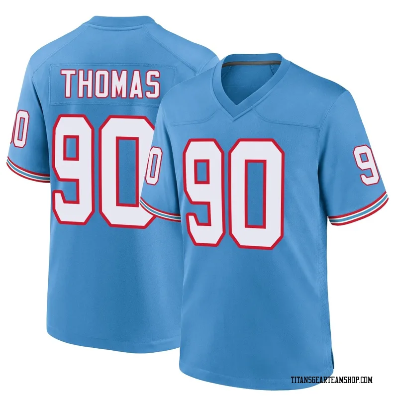 Men's Solomon Thomas Tennessee Titans Nike Game Oilers Throwback Alternate Jersey - Light Blue