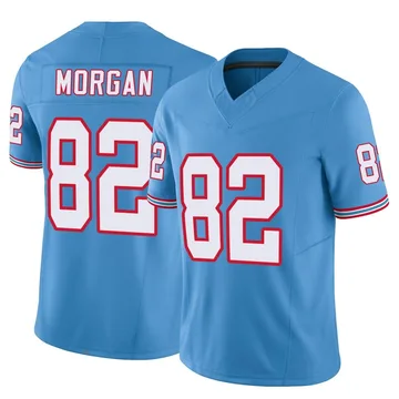 Men's Stanley Morgan Jr. Tennessee Titans Nike Limited Vapor F.U.S.E. Jersey - Light Blue