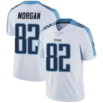 Men's Stanley Morgan Jr. Tennessee Titans Nike Limited Vapor Untouchable Jersey - White