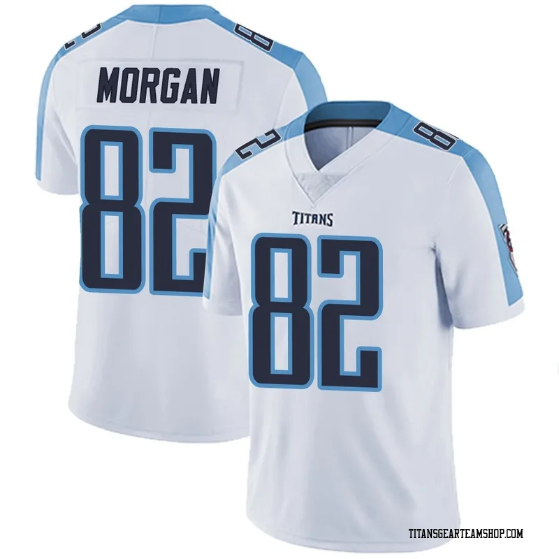 Men's Stanley Morgan Jr. Tennessee Titans Nike Limited Vapor Untouchable Jersey - White