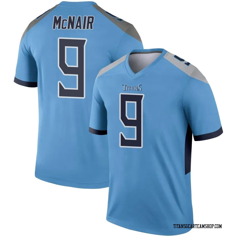 Men's Steve McNair Tennessee Titans Nike Legend Jersey - Light Blue