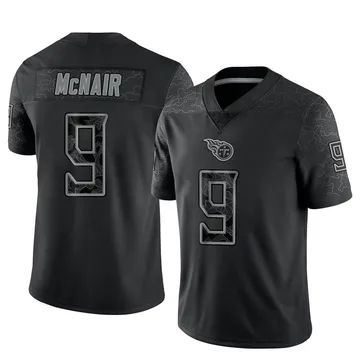 Men's Steve McNair Tennessee Titans Nike Limited Reflective Jersey - Black