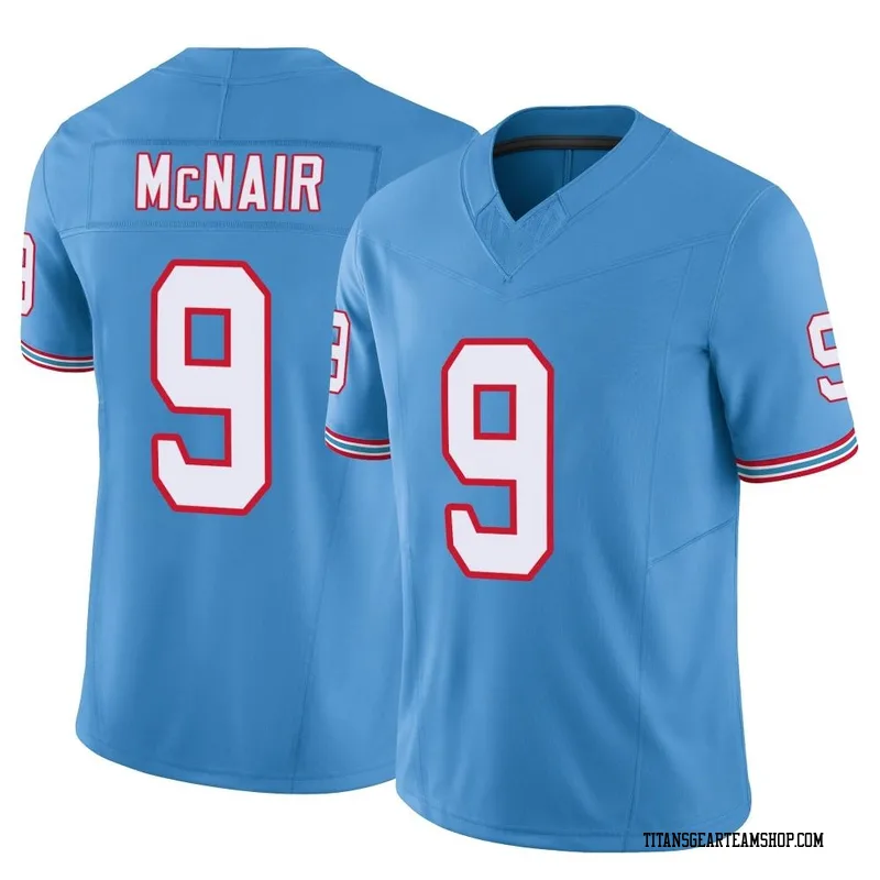 Men's Steve McNair Tennessee Titans Nike Limited Vapor F.U.S.E. Jersey - Light Blue