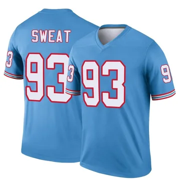 Men's T'Vondre Sweat Tennessee Titans Nike Legend Oilers Throwback Jersey - Light Blue